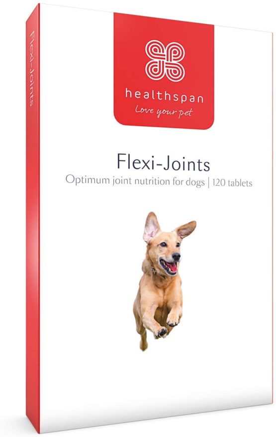 healthspan Flexi-Joints For Dogs Containing Glucosamine & Chondroitin | Vitamins C & E | Beef Flavoured | Pet Health (120 Tablets)