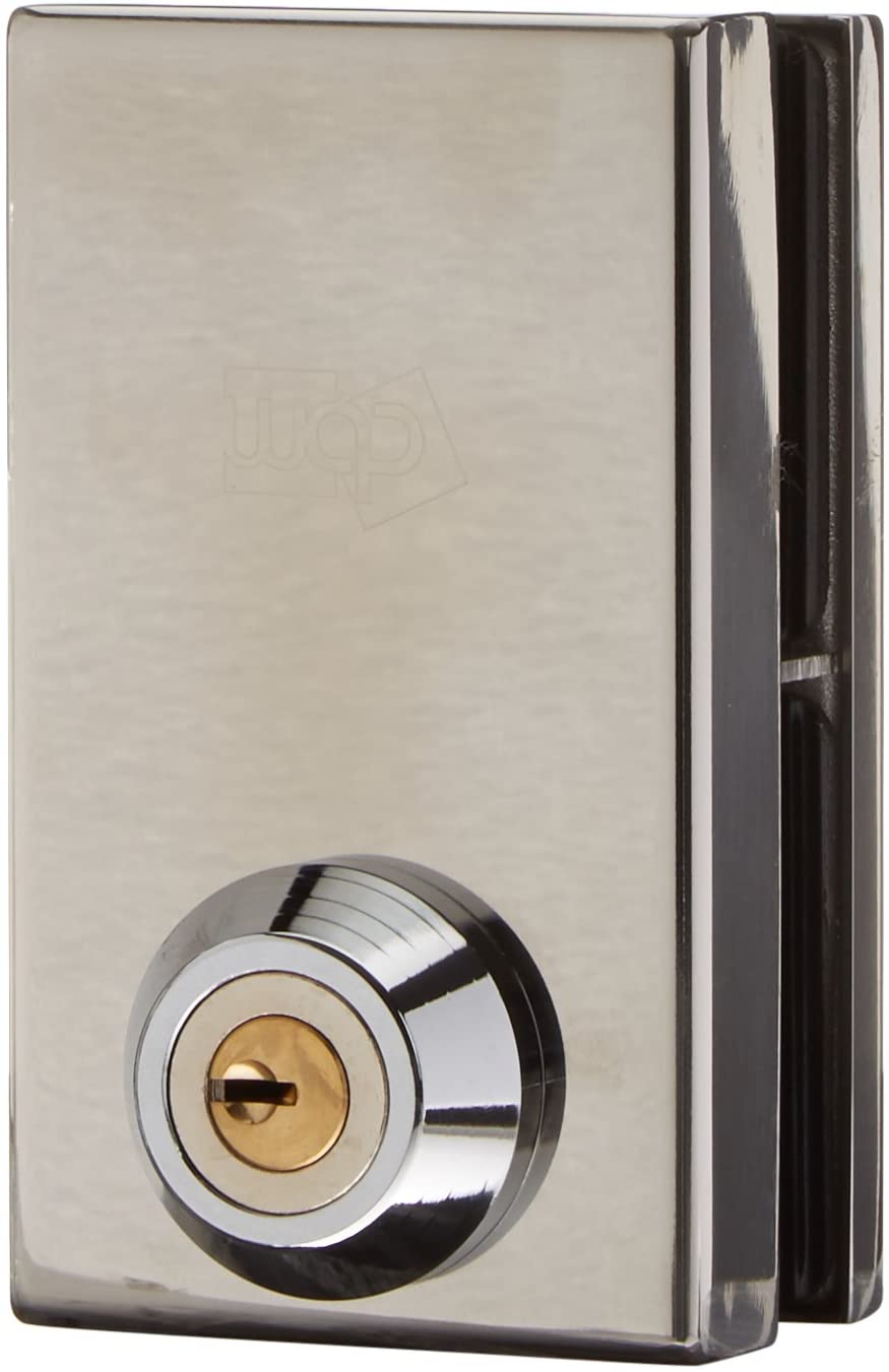 Wolfpack 3180002 - CBM 2002 - Glass Door Lock, Key, Polished