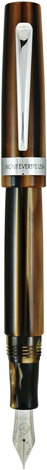 Monteverde "M Giant Sequoia Fountain Pen - Brown, MV32263