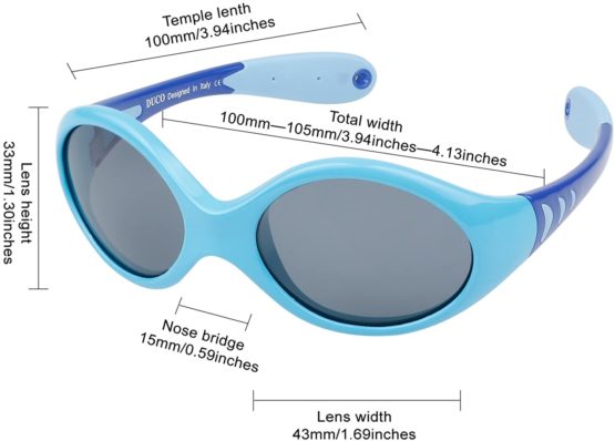 Duco Kids Sports Style Polarized Sunglasses TPEE Flexible Frame Glasses For Boys And Girls K012 - Image 4
