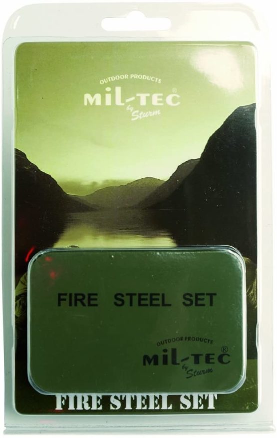 Camping Flint Survival Lighter Striker Fire Kit with Box