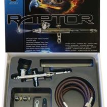 Paasche Airbrush Raptor Gravity Feed Airbrush, Multi-Colour, 25.4 x 19.05 x 4.45 cm