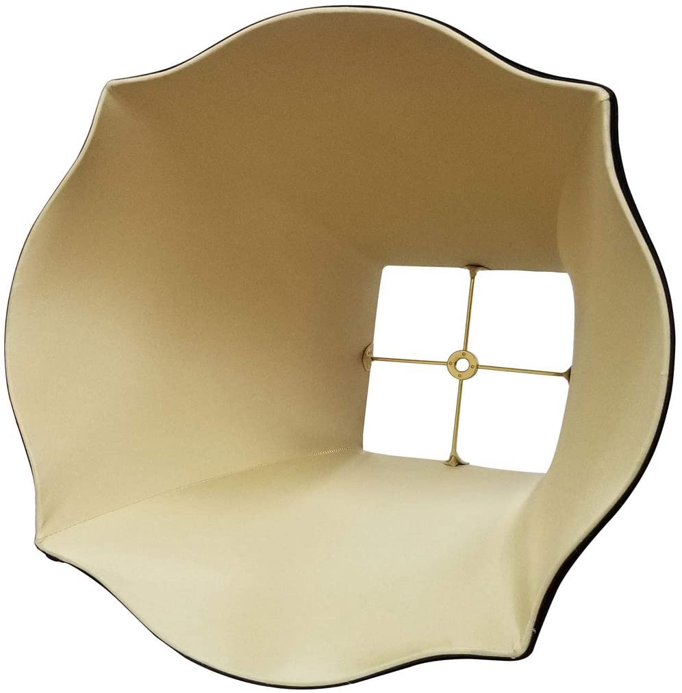 Royal Designs Fancy Square Bell Lamp Shade, Black, 4 x 10 x 8.5 - Image 4