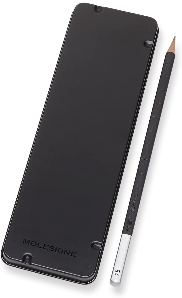 Moleskine Graphite Drawing Pencil Set 5 Graded Pencils, Colours Black and Grey, 5 count (Pack of 1) - Image 4