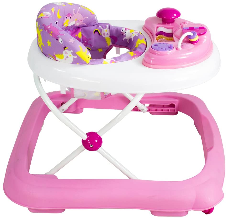 Red Kite Baby Go Round Jive Electronic Walker with Interactive Musical Play Tray - Rose & Ivy, Pink - Image 3