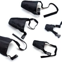 ewinever™ Dog Muzzles 5 Packs Set of Different Sizes For Small Medium And Large Dogs Breathable Dog Muzzles With Adjustable Strap For Preventing Biting Barking And Chewing