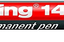 edding 143 B Permanent Pen - Black - 10 Pens - Chisel Nib 1-3 mm - Pen for Writing on Glass, Plastic, Foils and Smooth Surfaces - Permanent, Quick-Drying, Smudge-Proof and Waterproof