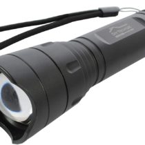 DIY TECH UK - IncrediBeam Supreme 15cm Pocket Torch + Free 48 in 1 Wallet Tool - Latest Super-Bright LED - 300m Long Range - Zoomable - 5 Functions - Anti-Slip Aerospace Grade Aluminium Body Black