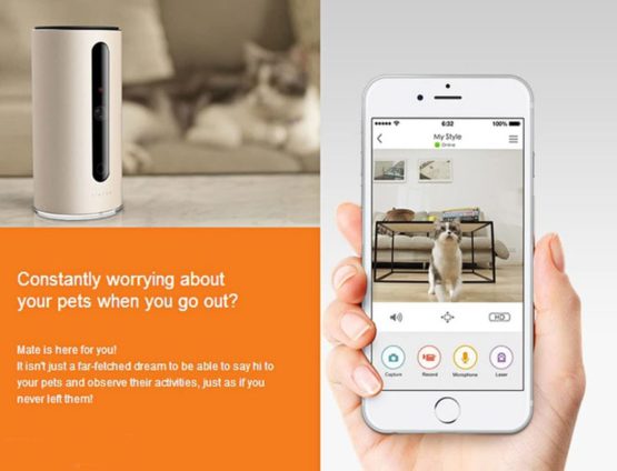 PETKIT Pet Remote Monitor Mate Pro, Rose Gold - Image 4