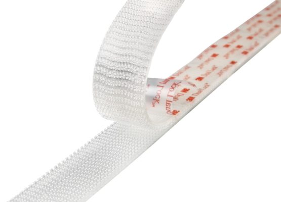 3M SJ3560 Dual Lock Reclosable Fastener, 25 mm x 1.25 m, Translucent - Image 2