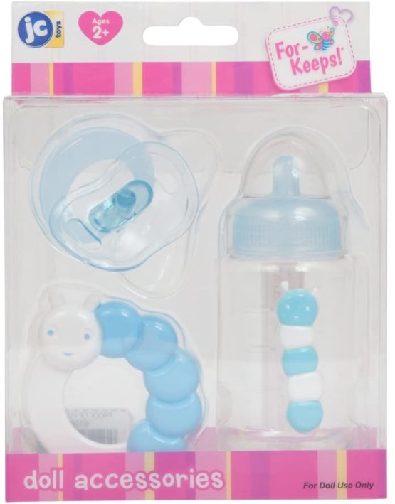 JC TOYS - Baby Doll Accessories, Blue (81062)
