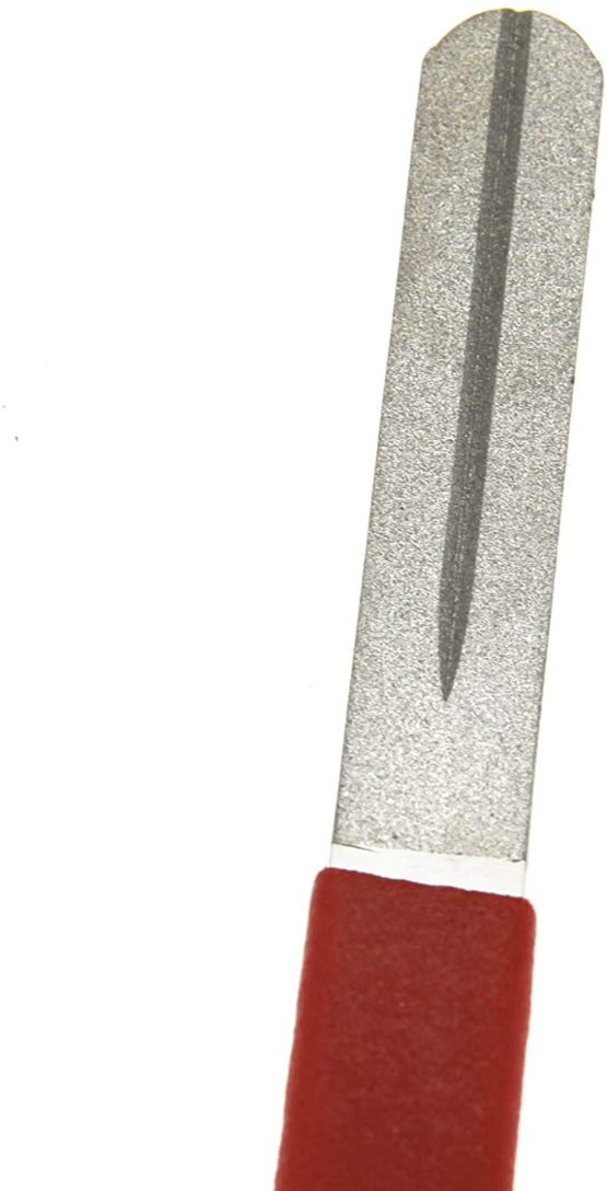 ENET Crap Shape Hook Diamond Sharpener Dual Sided with Lanyard Tackle Hone Stone HD - Image 3