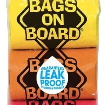 Bags on Board Strong, Leak Proof Dog Poop Pick-up Bags - Rainbow (60 Bags)