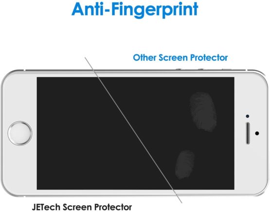 JETech 2-Pack Screen Protector for iPhone SE 2016 (NOT for 2020) iPhone 5s 5c 5, Tempered Glass Film - Image 4