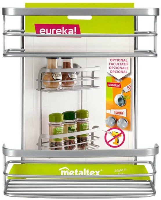 Metaltex 350416039 Spice Rack 2 Level 20 cm x 8 cm x 25 cm Polytherm Eureka - Image 4