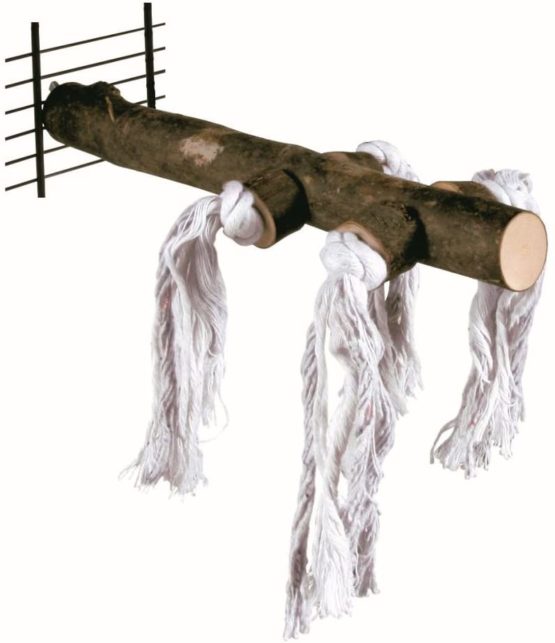 Trixie Natural Living Perch with Rope, 25 x 25 mm Diameter