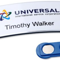 Pack of 20 - Polar® 30"Color" Magnetic Name Tags, Including Printing Sheets