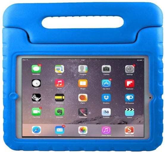 Aken Kids Light Weight Shock Proof Handle Case for iPad Mini 1/ Mini 2 / Mini 3 (Blue) - Image 2