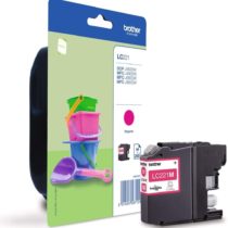 Brother LC-221M Inkjet Cartridge, Magenta, Single Pack, Standard Yield, Includes 1 x Inkjet Cartridge, Brother Genuine Supplies