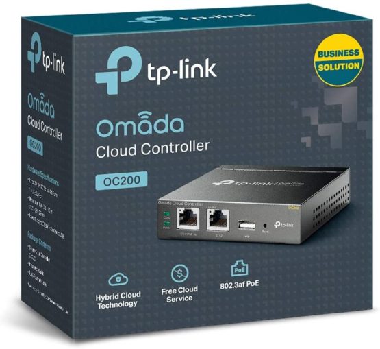 TP-Link OC200 Omada Hybrid PoE Cloud Controller for EAP Series, USB Port for Automatic Backup, Cloud Service, Mobile App, Plug and Play, Metal Housing, Grey Metallic - Image 3