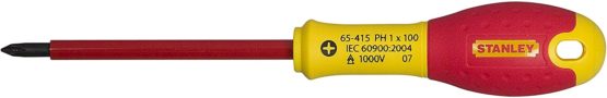 Stanley 065415 FatMax Screwdriver Insulated Phillips 1 x 100mm - Image 2