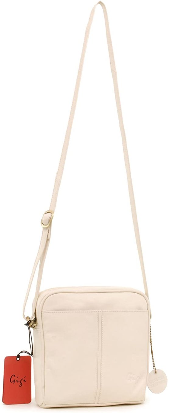 GIGI - Women’s Small Leather Cross Body Handbag - Shoulder Bag with Long Adjustable Strap - OTHELLO 22-29 - Image 2