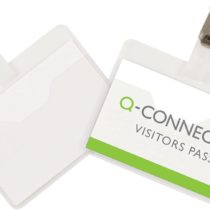 Q-Connect KF01560 Visitor Badge 60x90mm (Pack of 25)