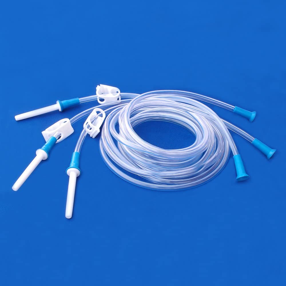 HealthAndYoga(TM) Replacement Enema Tubing with Clamp and Nozzle, Super Economical, Hygienic, Medical Grade PVC- 1.5 Meter - Image 2