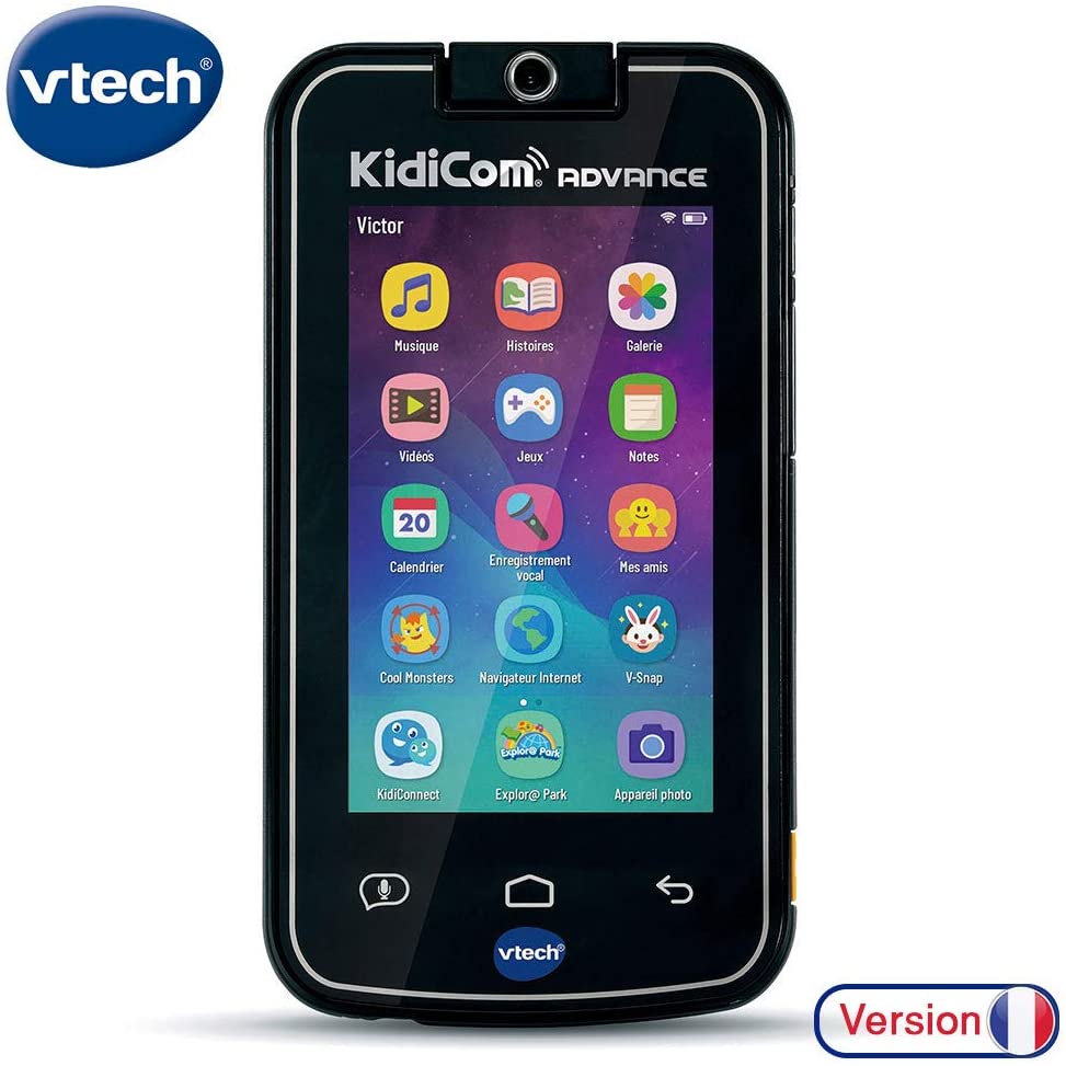 VTech KidiCom Advance Laptop for Children Black French Version