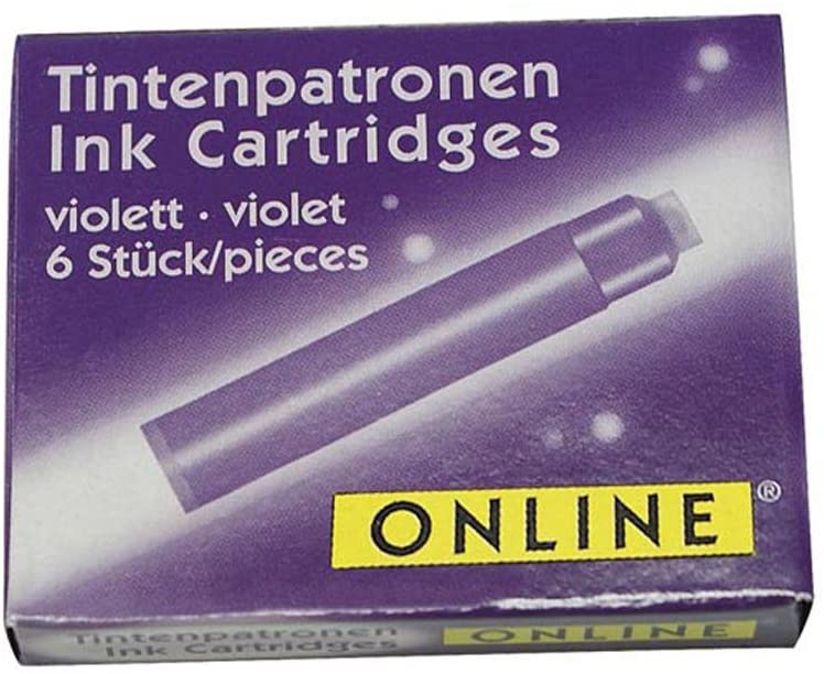 ONLINE Standard Ink Cartridges, Universal Ink, Compatible with Common Pens