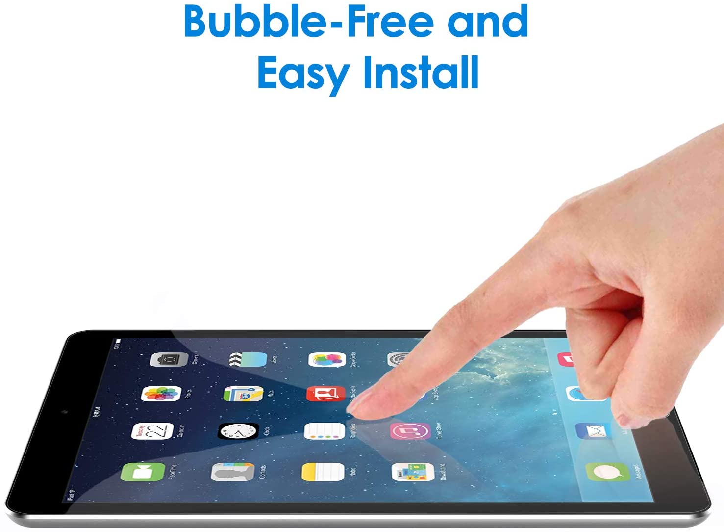JETech Screen Protector for iPad mini 1 2 3 (Not mini 4/5/6), Tempered Glass Film, 1-Pack, transparent, iPad mini3/2/1 - Image 3