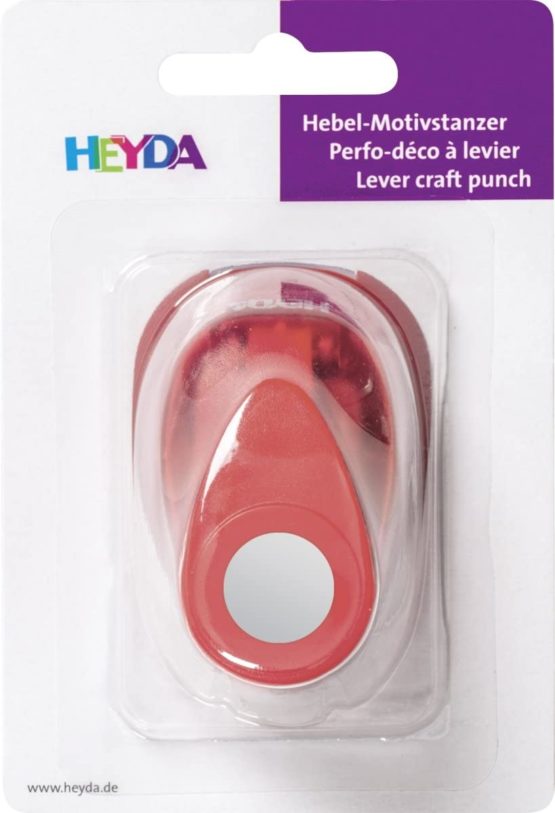 Heyda 203687438 Decorative Punch Small Motif Diameter 1.5 cm Circle Motif