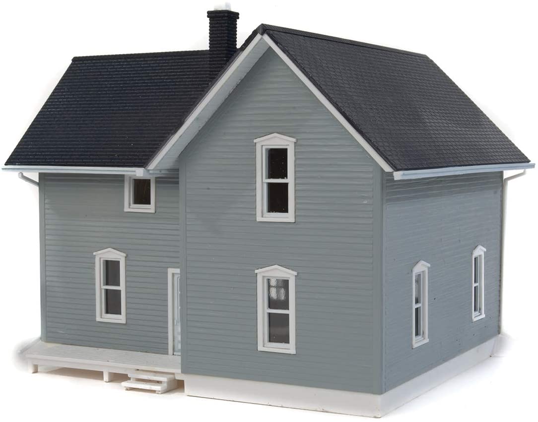 Walthers, Inc. 933-3789 Cornerstone HO Scale Model Tillman Farm House 1:87, 3/8" 11.9 x 10.7 x 11.1cm - Image 3