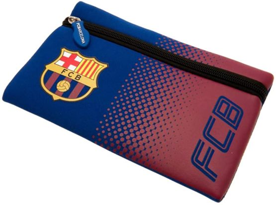 Barcelona F.C. Official Football Clubs Fade Flat Pencil Case - Image 2