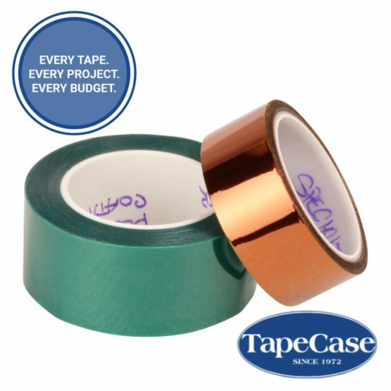 TapeCase 1/4-18-8992 8992 0.25in X 18yd Green Polyester Film Tape (1 Roll) - Image 2