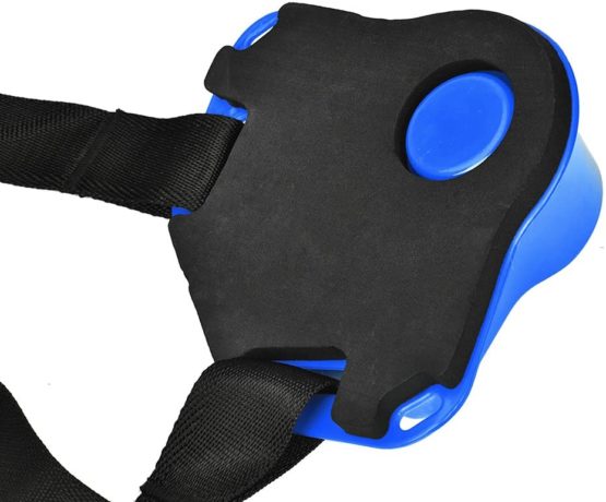 Fighting Belt Adjustable Fishing Fighting Belt Waist Rod Pole Holder Rod Racks Holder Belt for Fishing(Blue) - Image 3