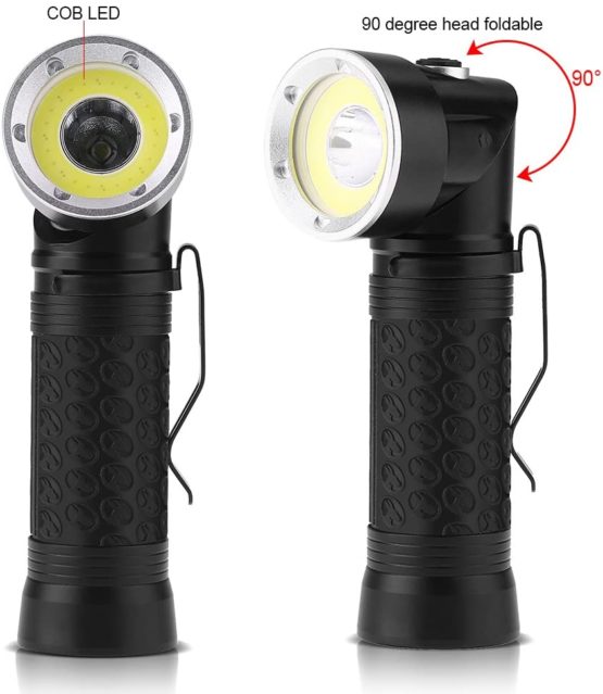 Fdit T6 + COB LED Torch Portable Folding Magnetic Tail Inspection Auto Repair Camping Emergency Socialme-EU - Image 2