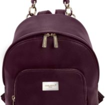 David Jones - Women's Fashion Backpack Purse Small - Ladies Casual Mini Daypack PU Leather - Girl Rucksack Satchel Shoulder Handbag Zipper Pockets - Trendy School Bag City College Teenager