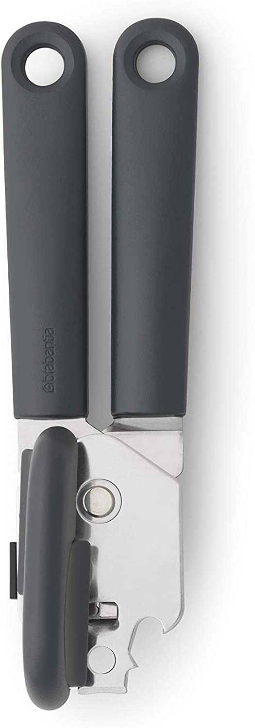 Brabantia 121869 Tasty+ Can Plus Bottle Opener, Dark Grey