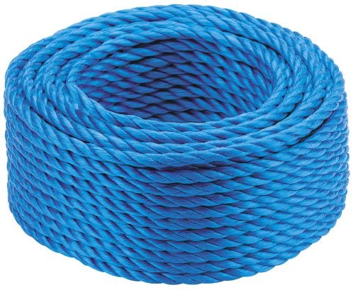 Draper 30m x 6mm Polypopylene Rope, Blue