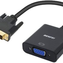 Active DVI-D to VGA Adapter, Benfei DVI-D 24+1 to VGA Male to Female Adapter