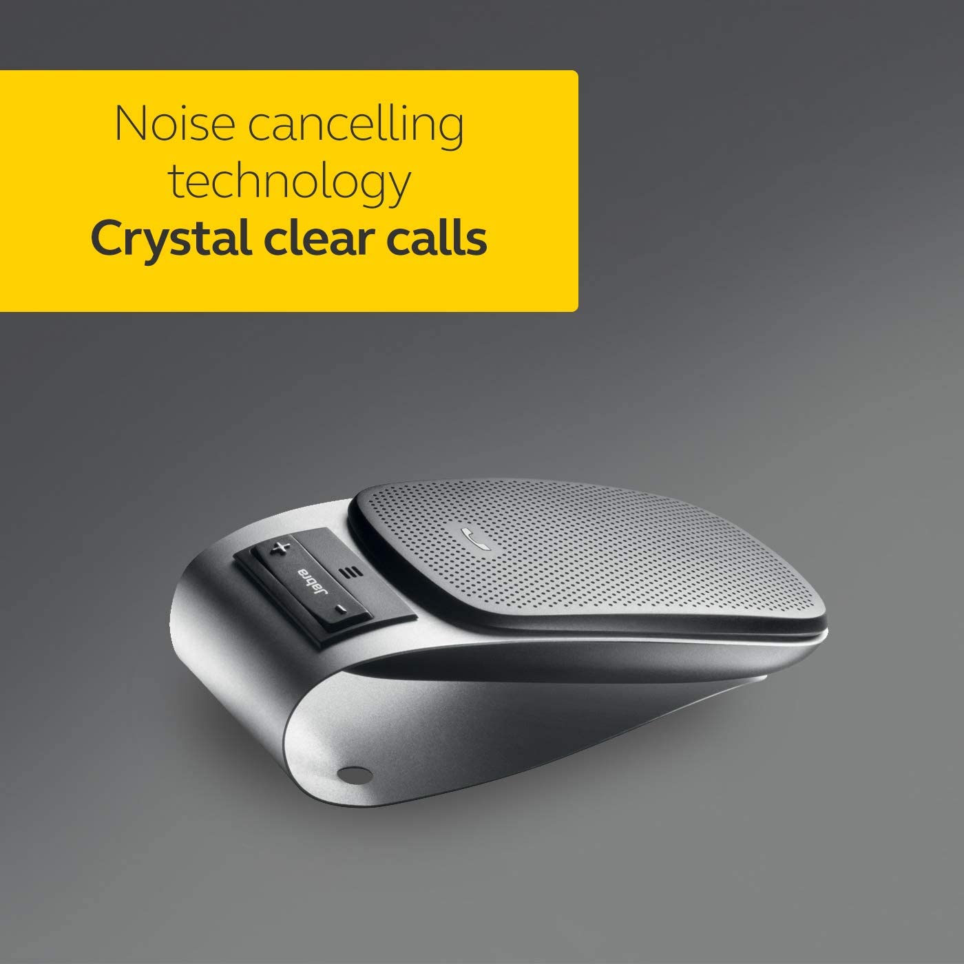 Jabra Drive Bluetooth In-Car Speakerphone – Noise Cancelling Hands-Free Microphone and Speaker for Calls, Music Streaming and GPS – Black - Image 4
