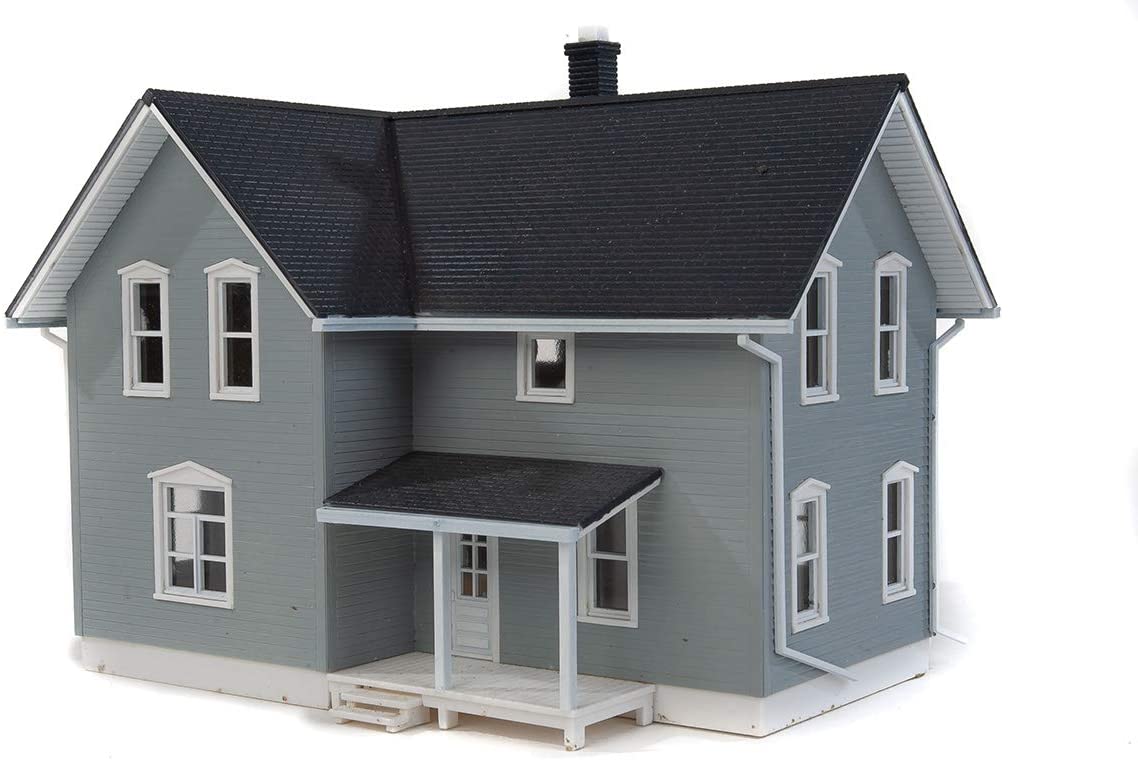 Walthers, Inc. 933-3789 Cornerstone HO Scale Model Tillman Farm House 1:87, 3/8" 11.9 x 10.7 x 11.1cm - Image 2