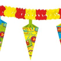 First Day At School With School Bag Garland 4 m