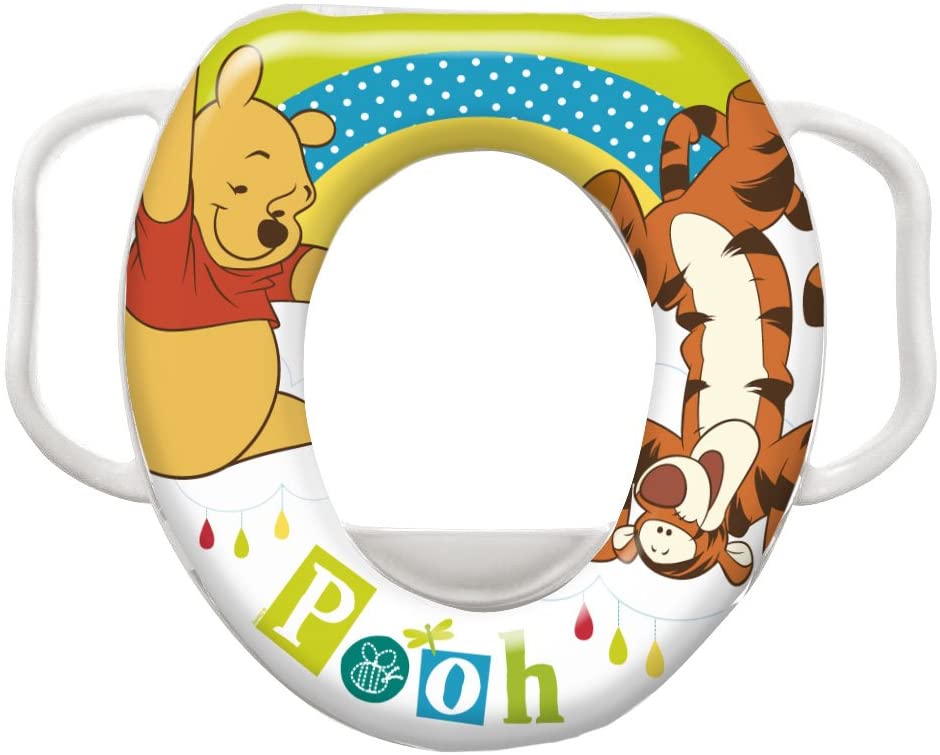 Disney Baby Winnie The Pooh Soft Padded Toilet Training Seat with