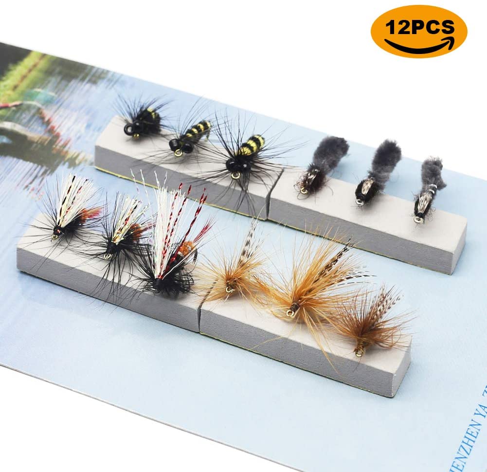 YZD Fly Fishing Big Trout Flies Kit Top 10 Steelhead Flies Flyfishing