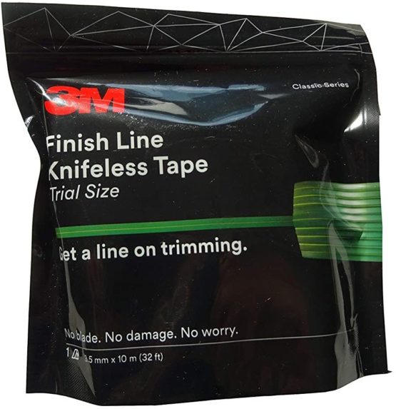3M Finish Line Knifeless Tape KTS-FL2, Trial Size, Green, 3.5 mm x 10 m