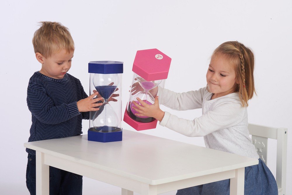 TickiT 92046 Mega Sand Timer, 150 mm Diameter, Blue 5 Mins, 9511, Bule - Image 4
