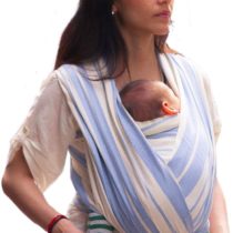 Didymos Woven Baby Wrap, Standard Sky, Size 5, 420 cm, Blue/White