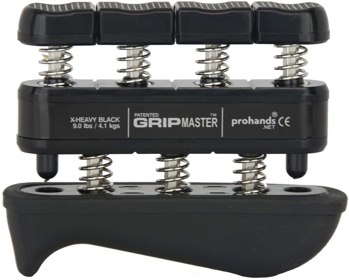 Gripmaster *ORIGINAL VERSION* Hand Grip, Hand and Finger Exerciser, Blue, 7.0 lbs/Finger, Heavy Resistance